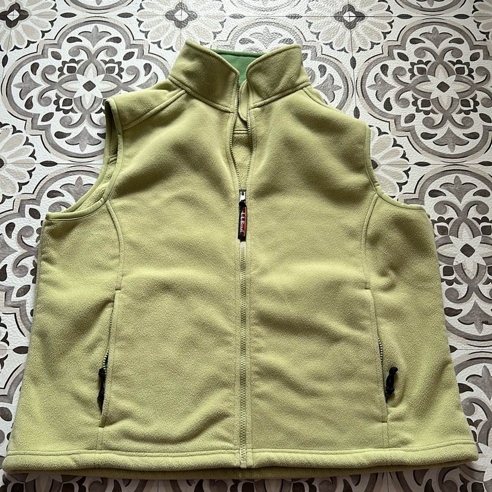 L.L. Bean fleece vest